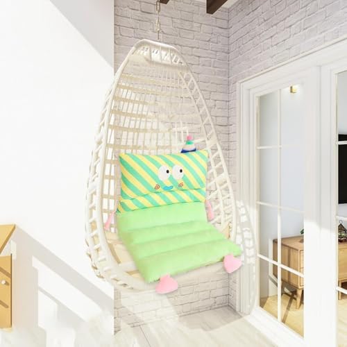 Cute Kids’ Seat Cushion – Gaming Chair Pad with Backrest – Comfortable Floor Cushion for Bedrooms, Living Rooms