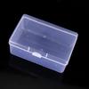 Transparent Rectangular Plastic Cotton Pad Storage Box