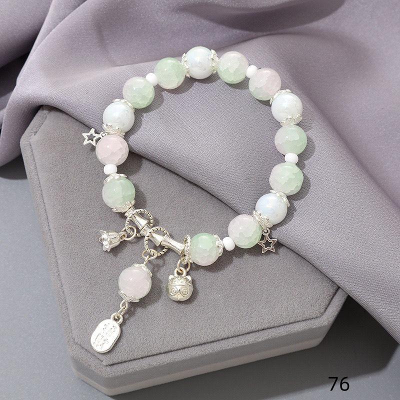 Mori Style Mermaid Crystal Bracelet - Sweet, Versatile Design for Women, Students, and Best Friends.