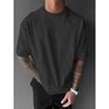 Men's summer 100% pure cotton fashionable casual loose Japanese samurai sword pattern printed round neck short sleeved T-shirt