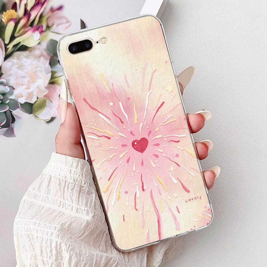 For Apple iPhone SE 2020 Case Popular Fashion Painted Cover 4.7'' Soft Silicone Phone Case For iPhone SE 2022 iPhoneSE 2020 Bags