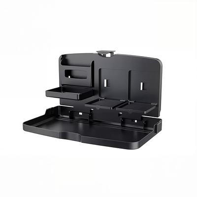 Car Interior Rear Seat Tray Table with Cell Phone Adjustable Convenient Tissue Secure Drink Parts Holder, Foldable, Angle, Storage, Holder, Fit,