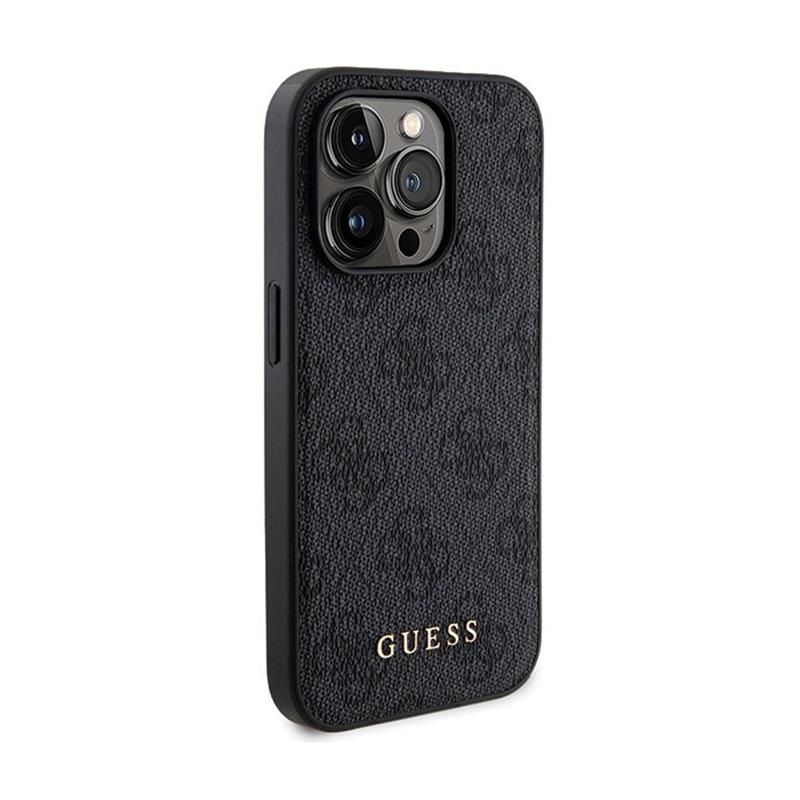 Guess Bundle Pack Magsafe 4G Metal Gold Logo - Zestaw Etui + Power Bank 5000Mah Magsafe Iphone 14 Pro Max (Czarny)