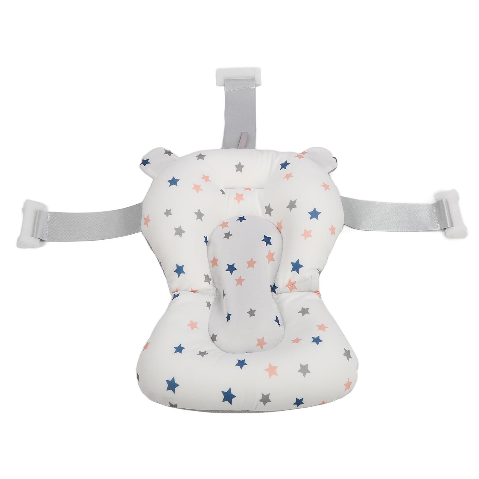 

Baby Bathtub Pad Portable Slip Resistance Comfortable Soft Floating Infant Bath Cushion for Baby Shower