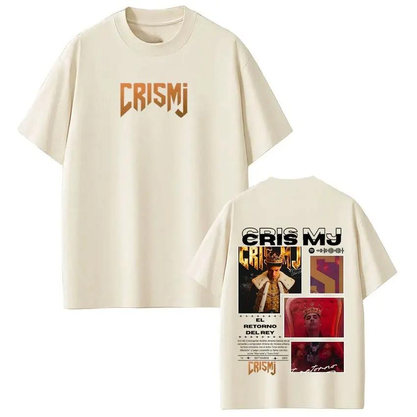 

Fashion Unisex Women Tshirt Rapper CRIS MJ Album Tour 2026 Graphics Fan Gifts Tees Cotton Loose Casual Hiphop Tshirts Streetwear 4XL