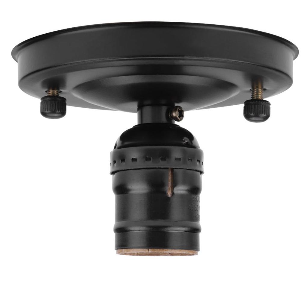 E26 E27 Vintage Industrial Ceiling Wall Light Base Holder Pendant Bulb Lamp Screw Socket