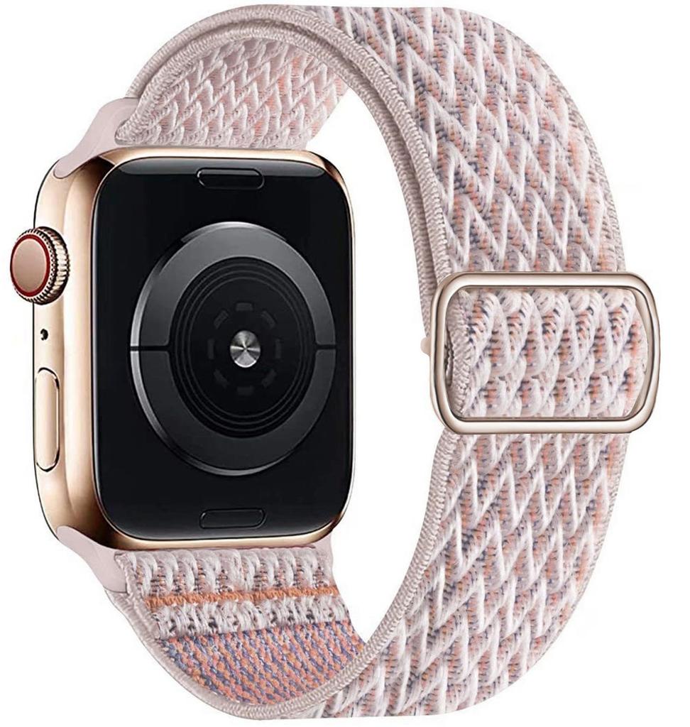 Scrunchie Strap for Apple watch ultra 2 band 49mm 44mm 40mm 45mm 41mm 46mm Elastic Nylon bracelet iWatch series 3 6 se 7 8 9 10