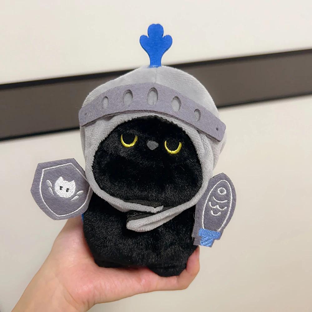 

Q-версия Knight Cat Kitty Cat кукла игрушка рюкзак кулон компаньон кукла сумка кулон детский подарок на день рождения милая черная игрушка кошка 1PCS