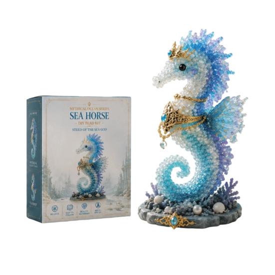 Kit fai da te con perline Oceano Mitico per Principianti, Kit per la Realizzazione di Animali 3D con Perline con Istruzioni, Design Unici di Animali Marini con Perline e Modello