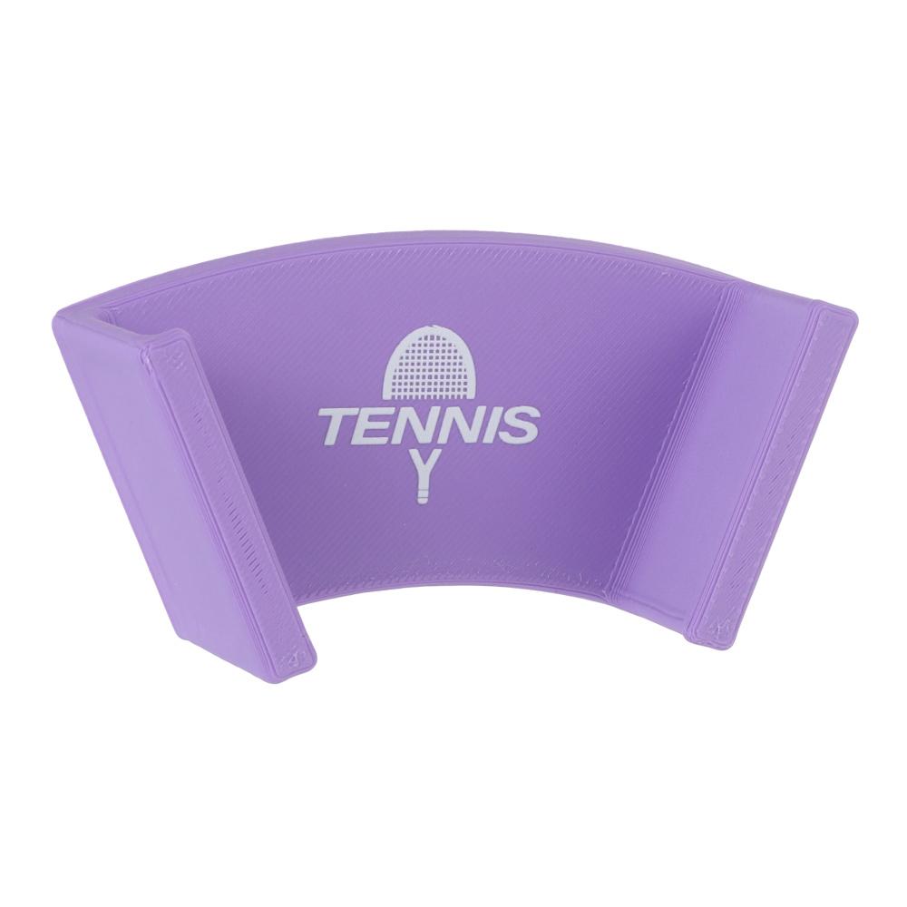 Wall Mounted Tennis Racket Wall Rack Self-adhesive Plastic Badminton Rackets Holder Punch-Free Durable