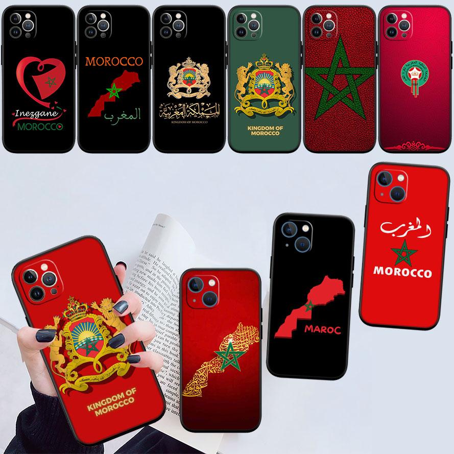 IK48 Morocco Flag Passport New High-End Shell Phone Case for Redmi Note 8 9 Pro Max 9S 9T 9C NFC 8T 8A 10A A4