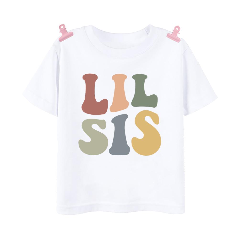 Big Brother Little Brother Family Matching T-shirt Boys Sibling Clothes Kids Short Sleeve Tops Outfit Children Summer Tee Shirts