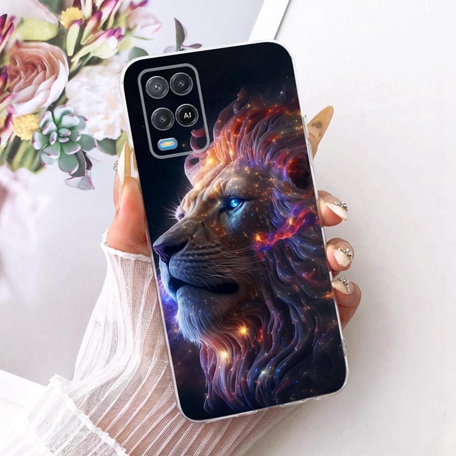 For Oppo A54 4G Case CPH2239 Luxury Butterfly Painted Cover Soft Silicone Phone Case For Oppo A54 5G A 54 s OppoA54s Fundas Bags