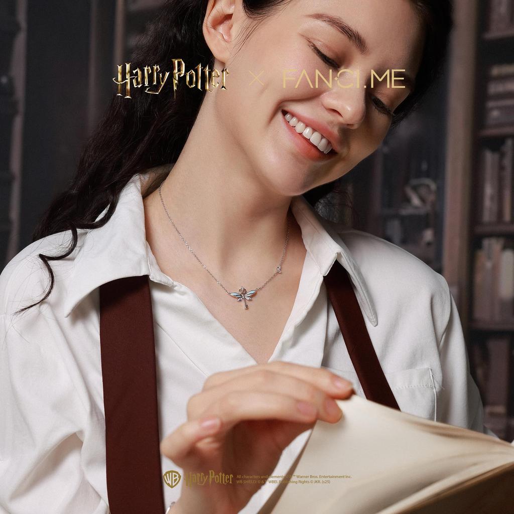 FANCIME x Harry Potter Official Collaboration Flying Key Necklace Glow-in-the-Dark Phosphorescent Sterling Silver Harry Potter Exclusive Box