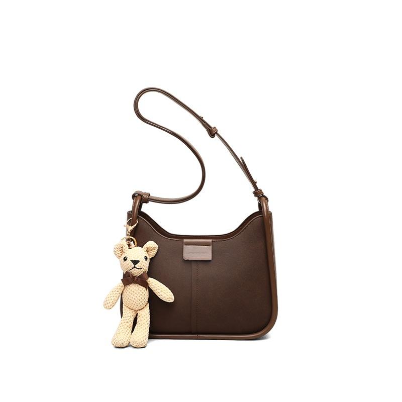 Bag Women's Bag Crossbody Bag Bucket Leather All-in-one Senior Sense Shoulder Bag