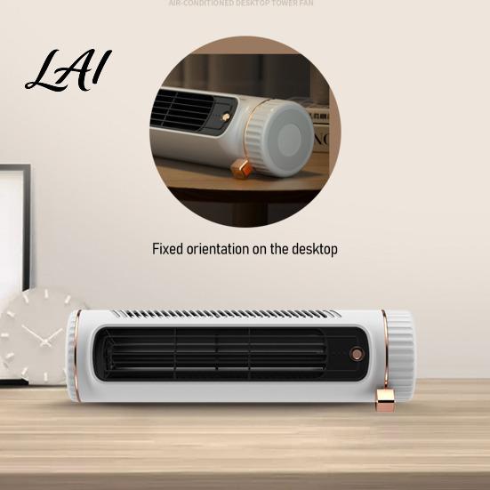 Travel Air Conditioner Quiet Tower Fan Cordless Desktop Portable Conditioner Adjustable 3