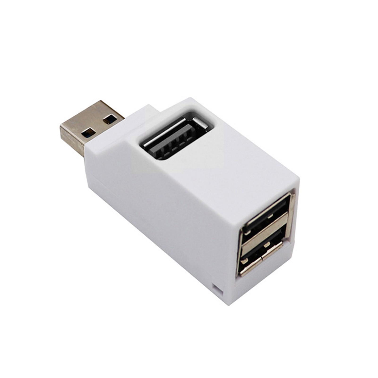 

USB 2.0 Extender Car Splitter Multiple Port USB Hubs 2.0 Laptop Office Multifunction Reading USB Disk Charging Adapter белый