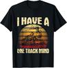 I Have A One Track Mind - Model Train Railroad Conductor Tee Gift Unisex T-Shirt