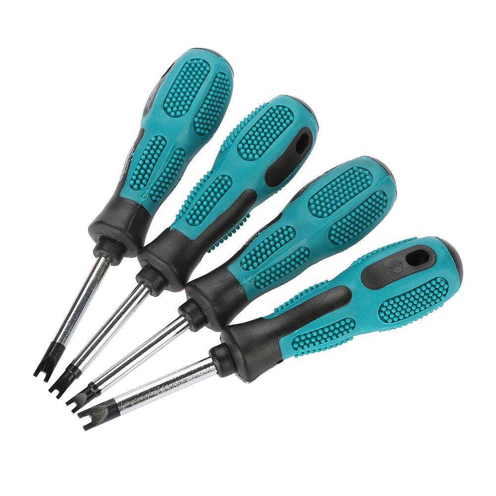 

Screwdriver Magnetic CRV Hand Screwdriver 4-Piece Set, U-Fork Type, Non-Slip Jackdriver, Screwdriver, Multi-Function Tool, Set, M1.7, M2.0, M2.3, M2.6