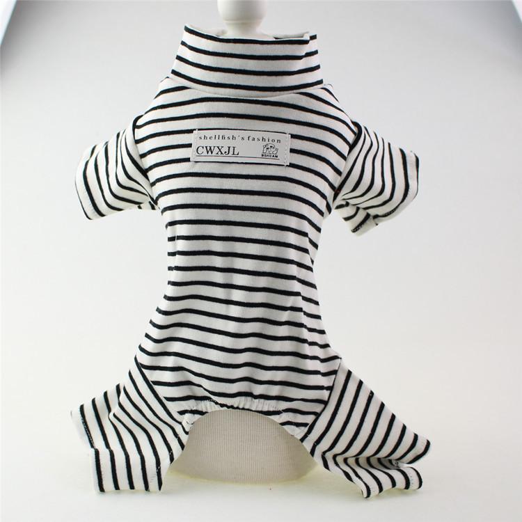 

Новинка 2020 года, одежда для домашних животных ///+Полосатый комбинезон для четвероногих мишек Тедди и маленьких собачек+