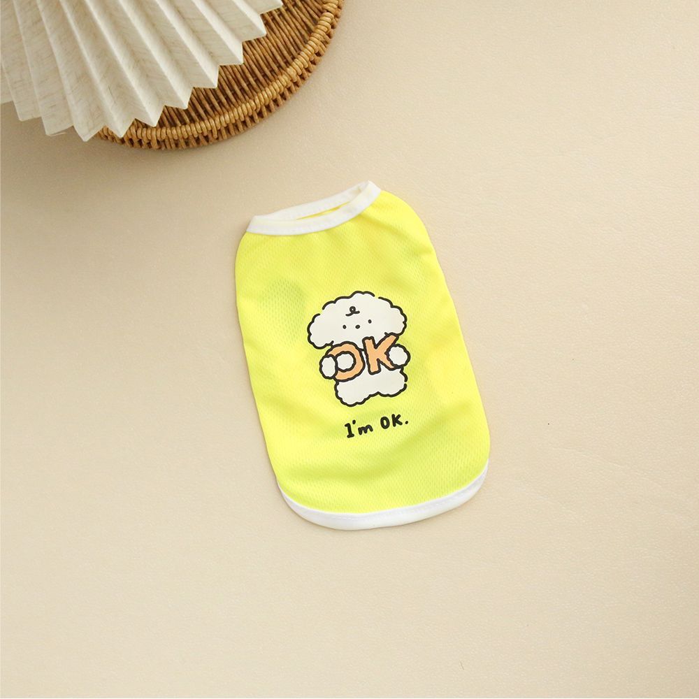 

Pet Summer Cool Bird Eye Vest Cat and Dog Outdoor Breathable Clothing 2XL