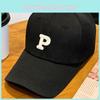 The Letter P Embroidery Mens Summer Sun Protection Baseball Cap Hat Breathable