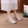 Old Beijing High Heel Embroidered Hanfu Shoes - Ethnic Style, Height Increasing for Women