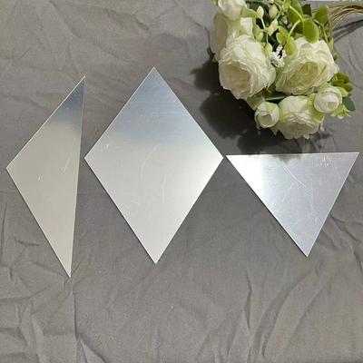 3/6 stücke 3D Spiegel Aufkleber Acryl Dreiecke Selbst-adhesive Diamanten DIY Wand Spiegel Aufkleber für Wohnzimmer Wohnkultur