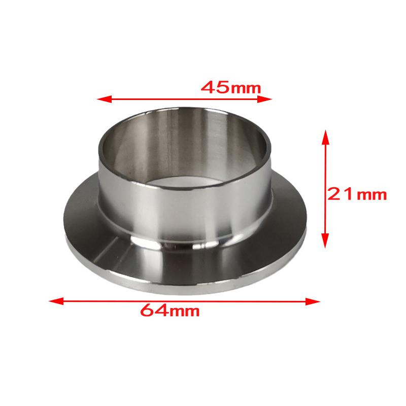 Welding Pipe Sanitary Fitting Weld Clamp Ferrule Fits Clamp Stainless Steel 304