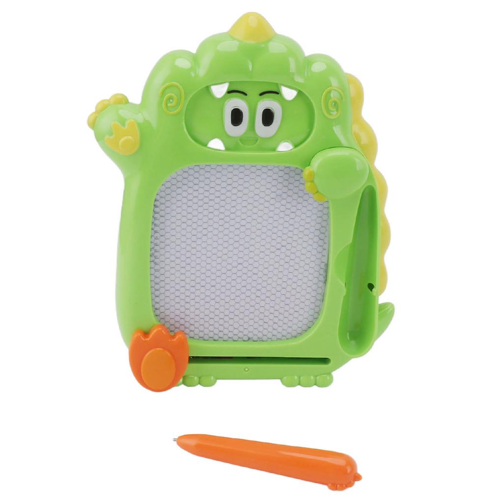 Magnetic Drawing Board Erasable Double Sides Dinosaur Puzzle Pinball Game Toy for Kids Green