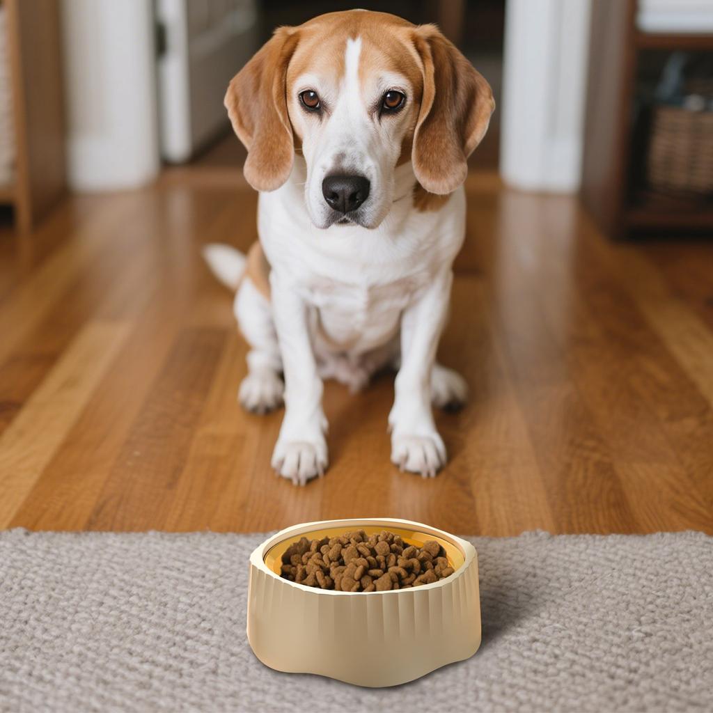 Slow Food Dog Bowl, An Interactive Puzzle Toy For Pet Food Training, Keeps Dogs Busy And Puppy Overeating!