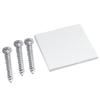 Premium-3Pcs 200Cm Stadiometer Black Wall Mounted Height Meter Growth Ruler Cm Metric Tape Measures