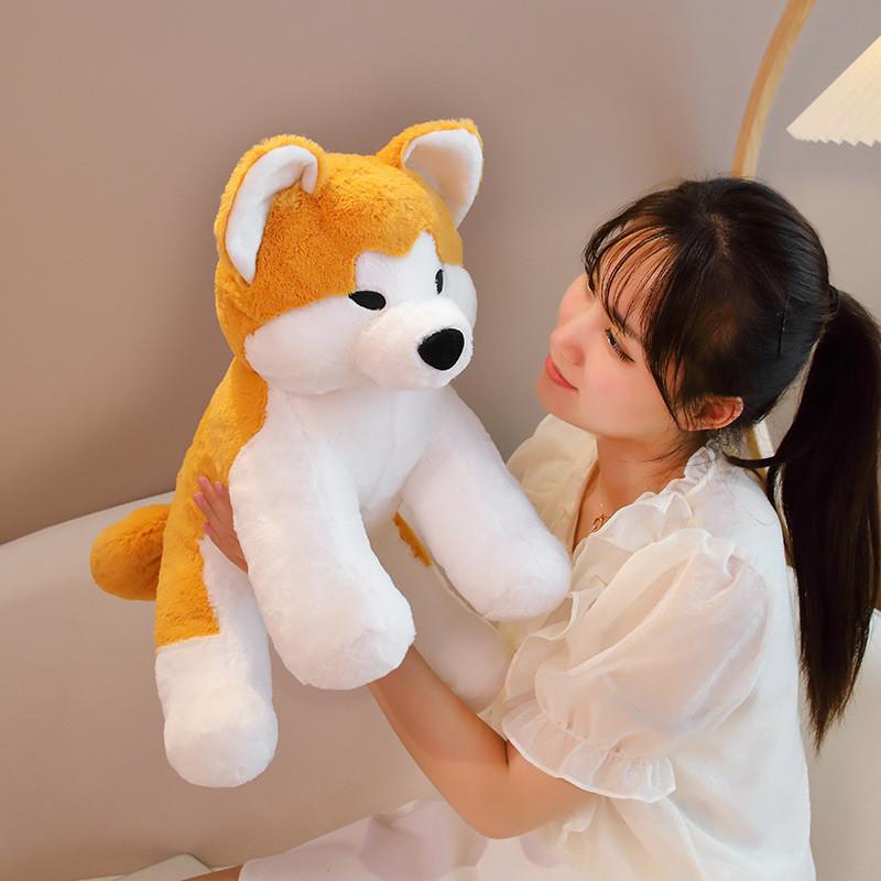 Shiba Inu Plush Toys Cute Cartoon Girl Child Sleeping Companion Dolls Gifts