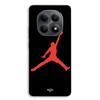 Phone Case - MANIACASE - Xiaomi Redmi Note 15 5G - TPU Silicone - Jordan 23 Pattern (Nike) - Red