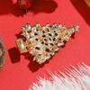 Weihnachtsbaum Brosche Mode Strass Accessoires Legierung Diamant Tropfen Pflanze Brosche