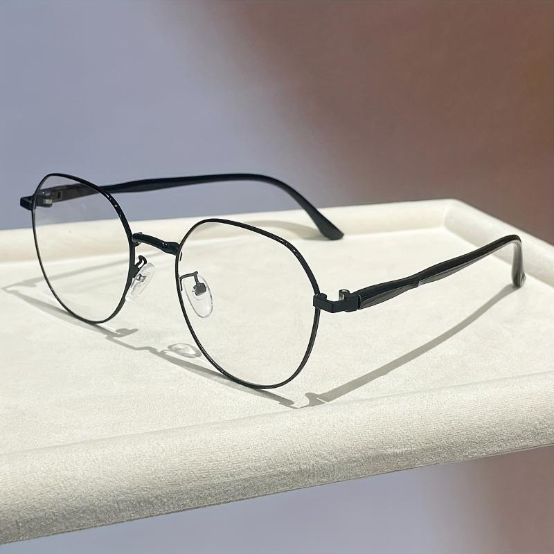 3PCS Anti Blue Light Reading Glasses For Women Men Daily Life Fashion Metal Round Frame Presbyopic Glasses Eyewear With Grade