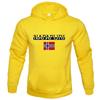 Men's fashion printed hoodie with letter print and national flag, men's hoodie