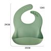Bavaglino Impermeabile in Silicone per Bambini - Resistente alle Macchie, Tasca Raccogli Cibo Inclusa, Personalizzabile con LOGO.