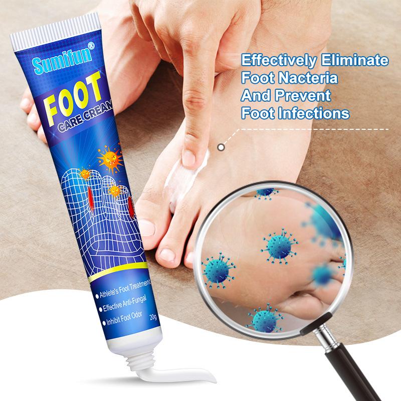 Sumifun 20/40/100 ML Household Foot Odor Cream Ointment Foot Care Discomfort Care Beriberi Foot Exercise Foot Sweat Odor Cleaning Refreshing.