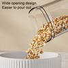 Yousheng Sealed Jar Kitchen Spice Storage Bins with Divided Compartments Stackable Design Easy Access Sliding Lid Spices Snacks Storage Box