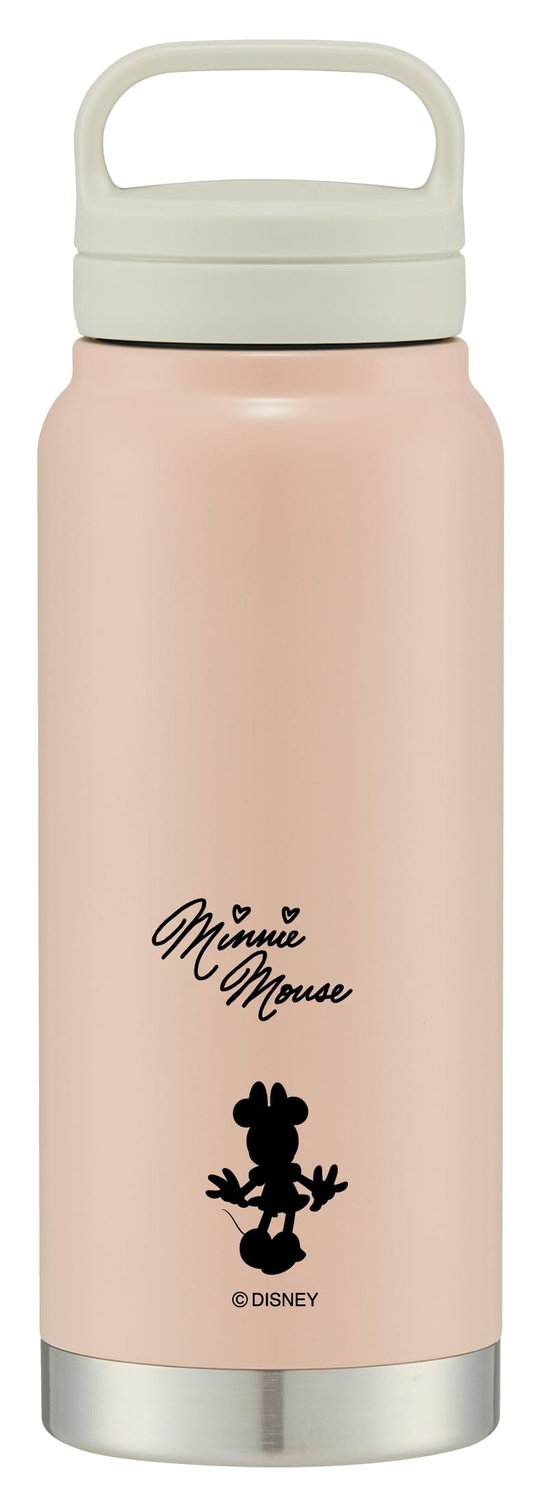 

Stainless steel water bottle with screw Disney Minnie Mouse silhouette mug bottle STSC5 handle, type, 500ml, Skater, insulated, cold-insulated