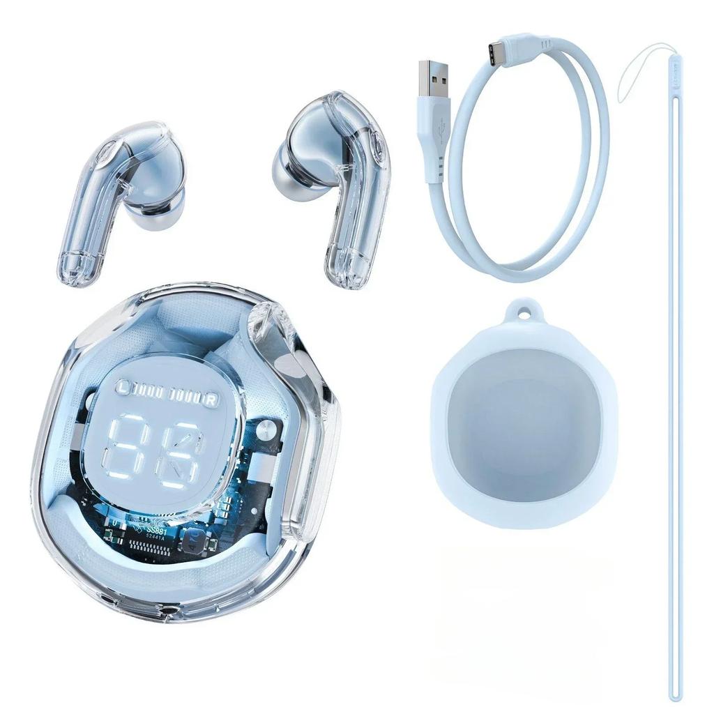 T8 Wireless Bluetooth Headphones LED Power Display In-Ear Wireless Earbuds with Charging Case HiFi Stereo TWS Headset for Air39