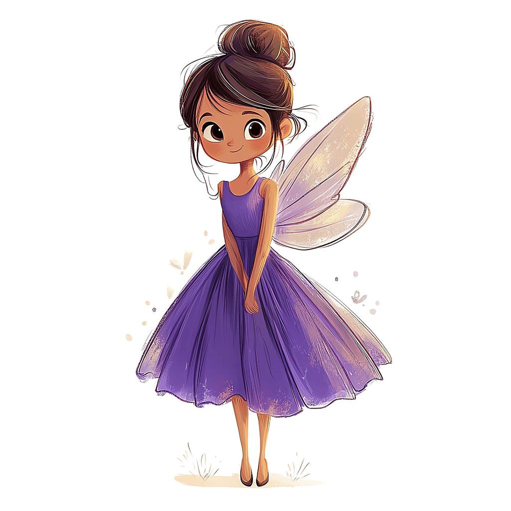 Poster Lovely Fairy Poster Lovely Fairy, 40X50 Cm, Black Aluminum Frame, 230 Gsm Matte Paper