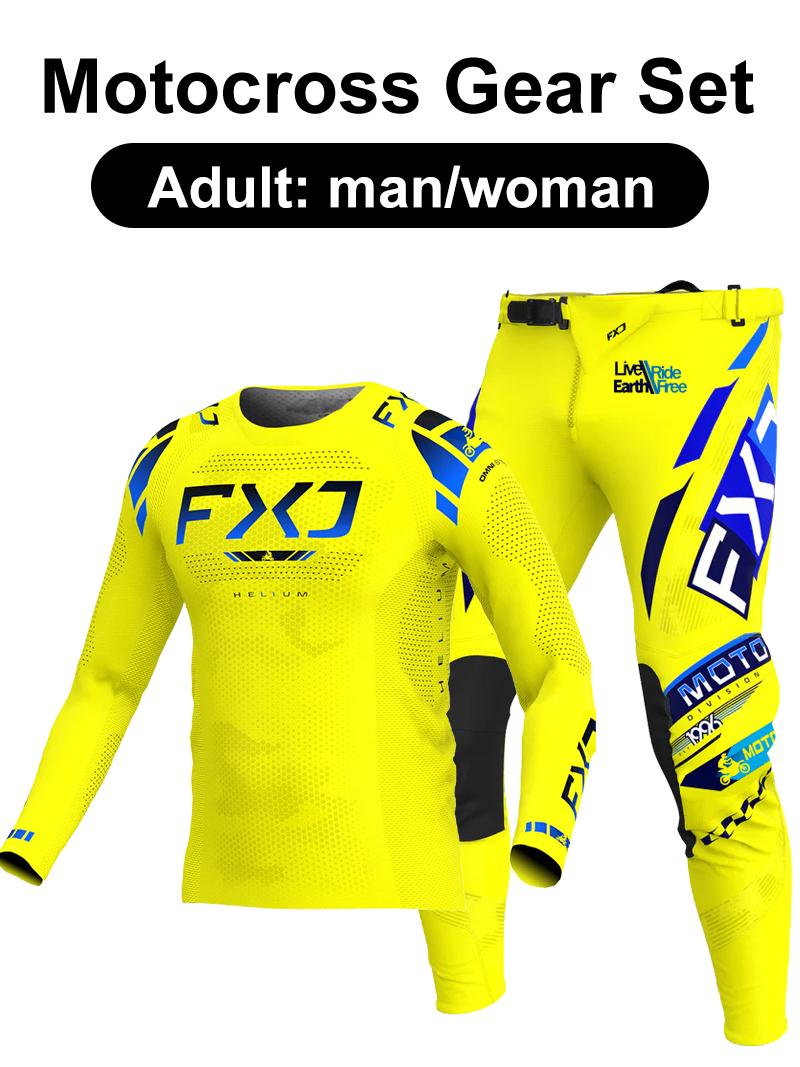 Motokrosa ekipējuma komplekts Enduro cross Džersija