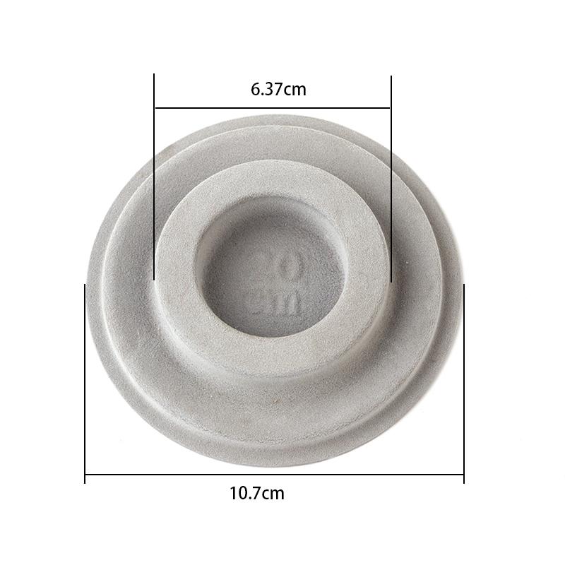 Graues beflocktes Perlenbrett für DIY Armband Halskette Perlen Schmuckherstellung Organizer Tablett Design Handwerk Messwerkzeug Zubehör