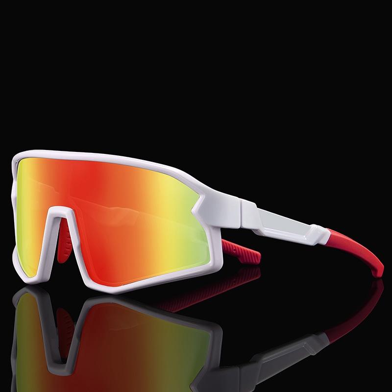 HD Polarized Children Cycling Sunglasses Big Frame Anti-Fog UV Protection Bicycle Glasses Photochromic Riding Diving Goggles