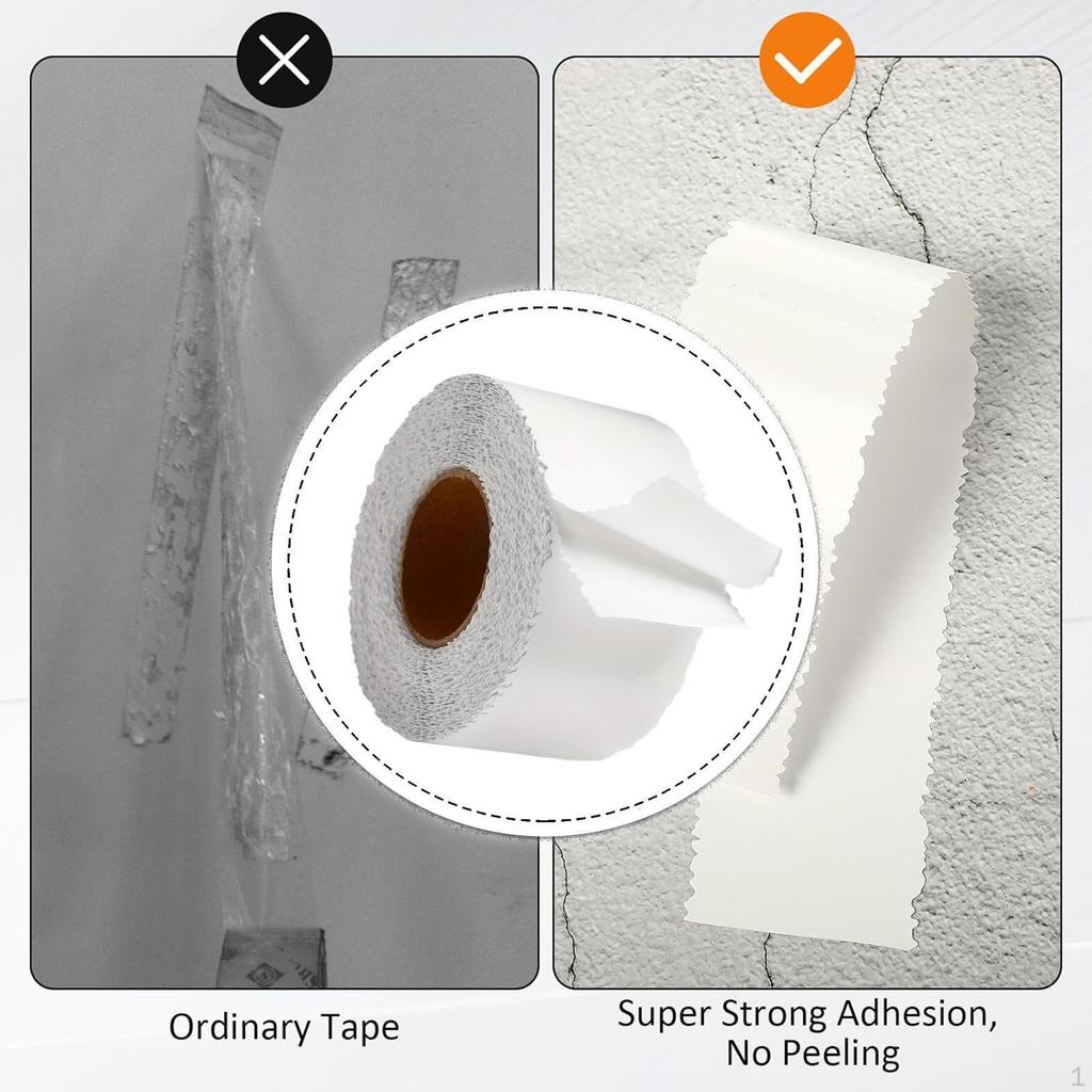 Self- Wall Crack Repair Tape for Indoor And Outdoor Use, Suitable Ceiling Cracks, Smooth