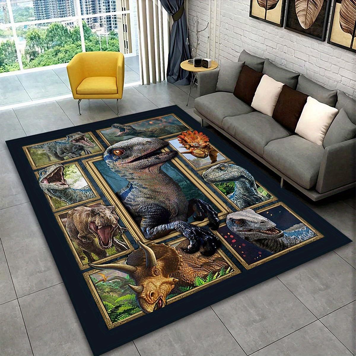 

Dinosaur Key Non-slip Floor Mat Carpet Entrance Door Mat Living Room Bedroom Game Room Laundry Room Dormitory Room Decoration 40X60CM