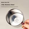 Onlycook 316L Stainless Steel Kids Water Bottle Breakfast Milk Cup Infant Toddler Drinking Cup with Panda Lid 360ml
