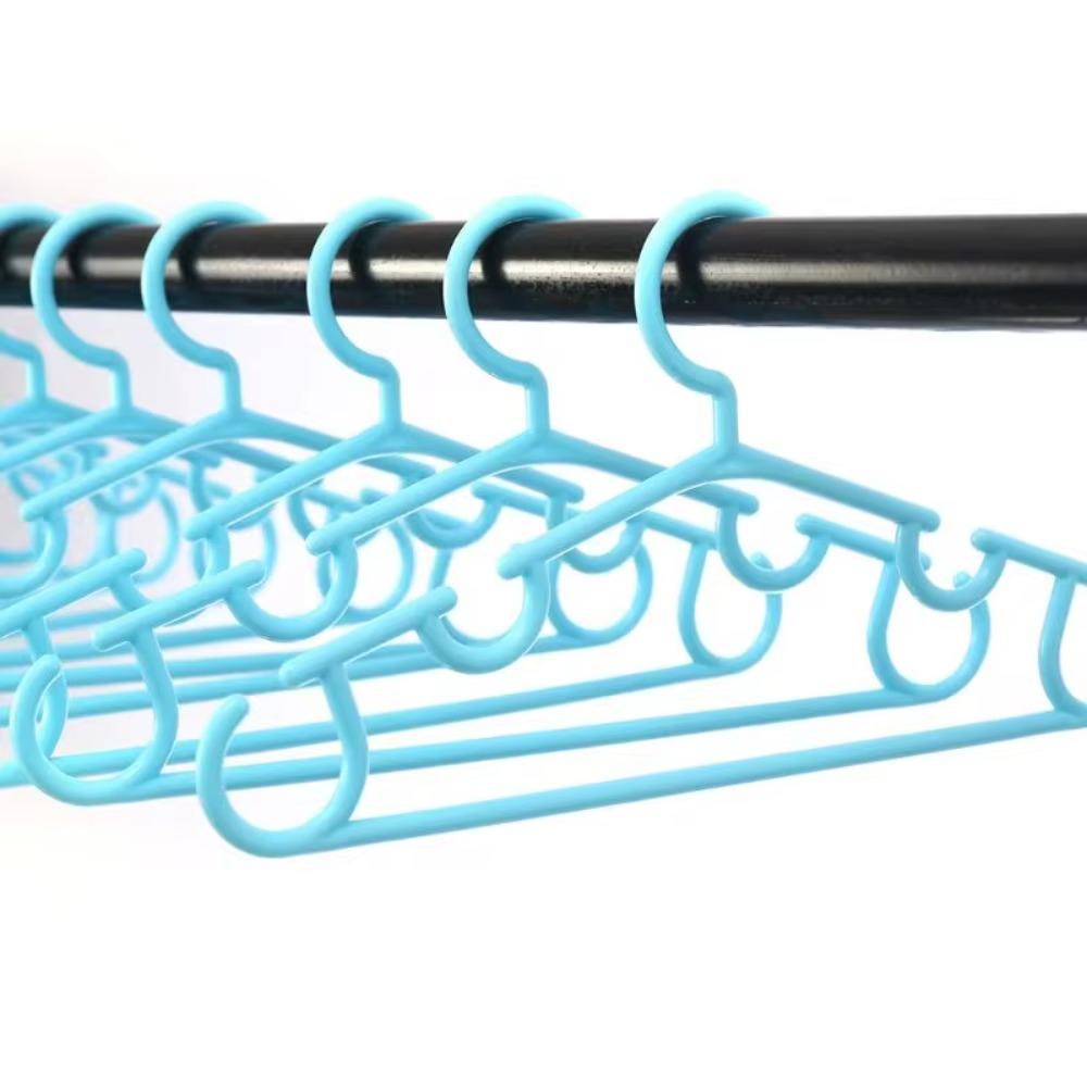 10Pcs/Set Plastic Clothes Drying Rack Dry wet general Clothes Hook New Hanger Hook